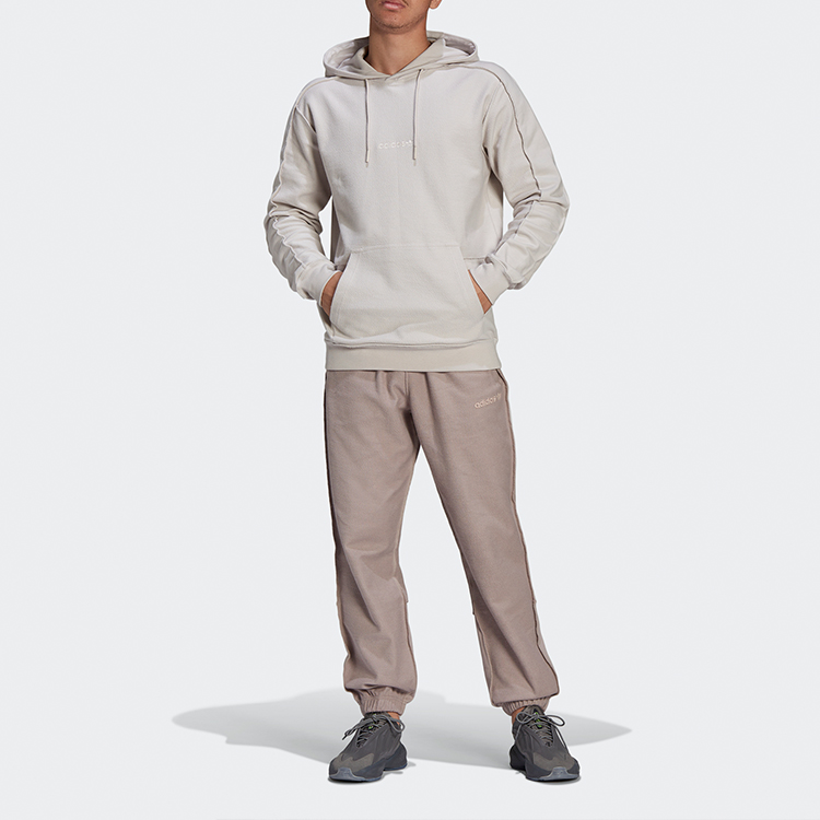 Adidas Originals Толстовка WINTEREASE мужская желто-белая — фото 3
