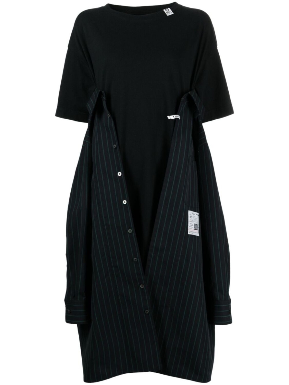 

Maison Mihara Yasuhiro многослойное платье, черный