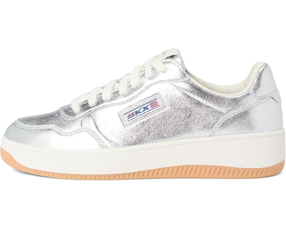 Кроссовки SKECHERS Sport Court 2.0-Much Metallic, серебряный — фото 4