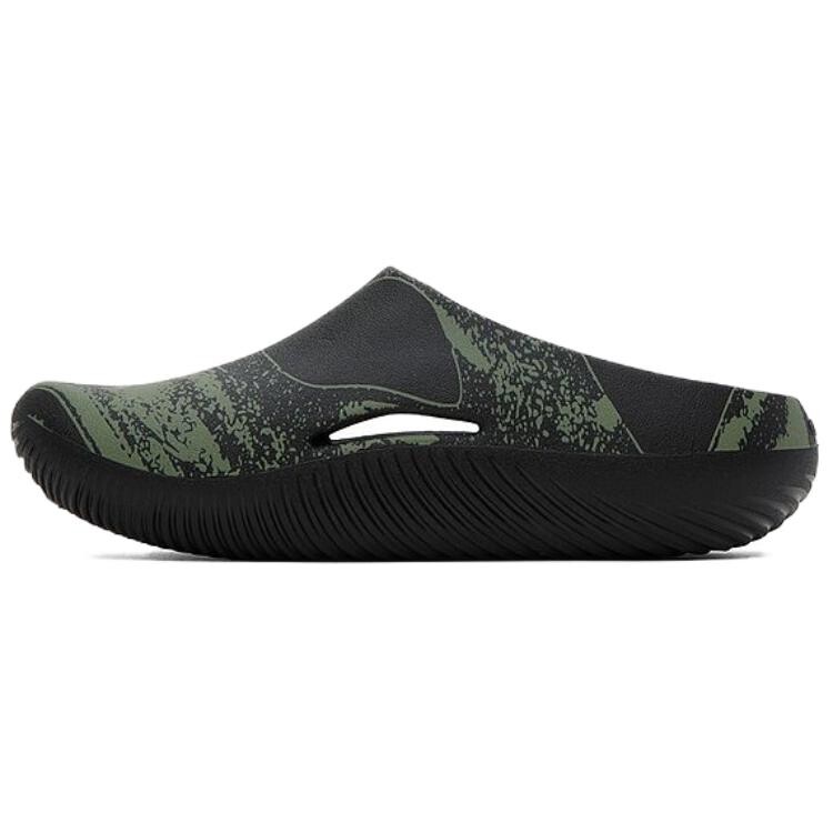 Противоскользящие, износостойкие, удобные и универсальные тапочки ROA x Crocs для мужчин и женщин, черного и зеленого цвета., Black/Green