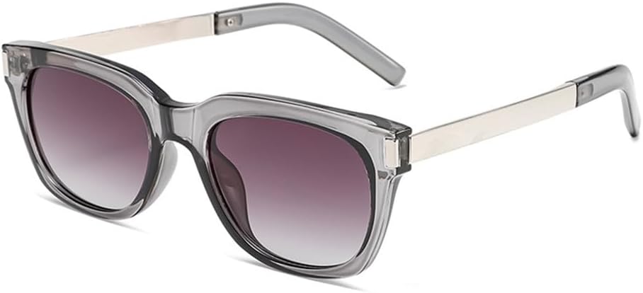 

Винтажные солнцезащитные очки 2027 года для женщин, ретро-очки в металлической оправе, солнцезащитные очки для мужчин и женщин, зеркальные, для улицы, с градиентным покрытием MTZJH, C3