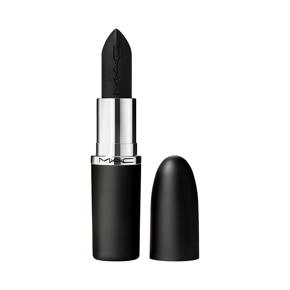 

Помада m·a·cximal silky matte lipstick Mac, цвет caviar, вес 3.5 гр.