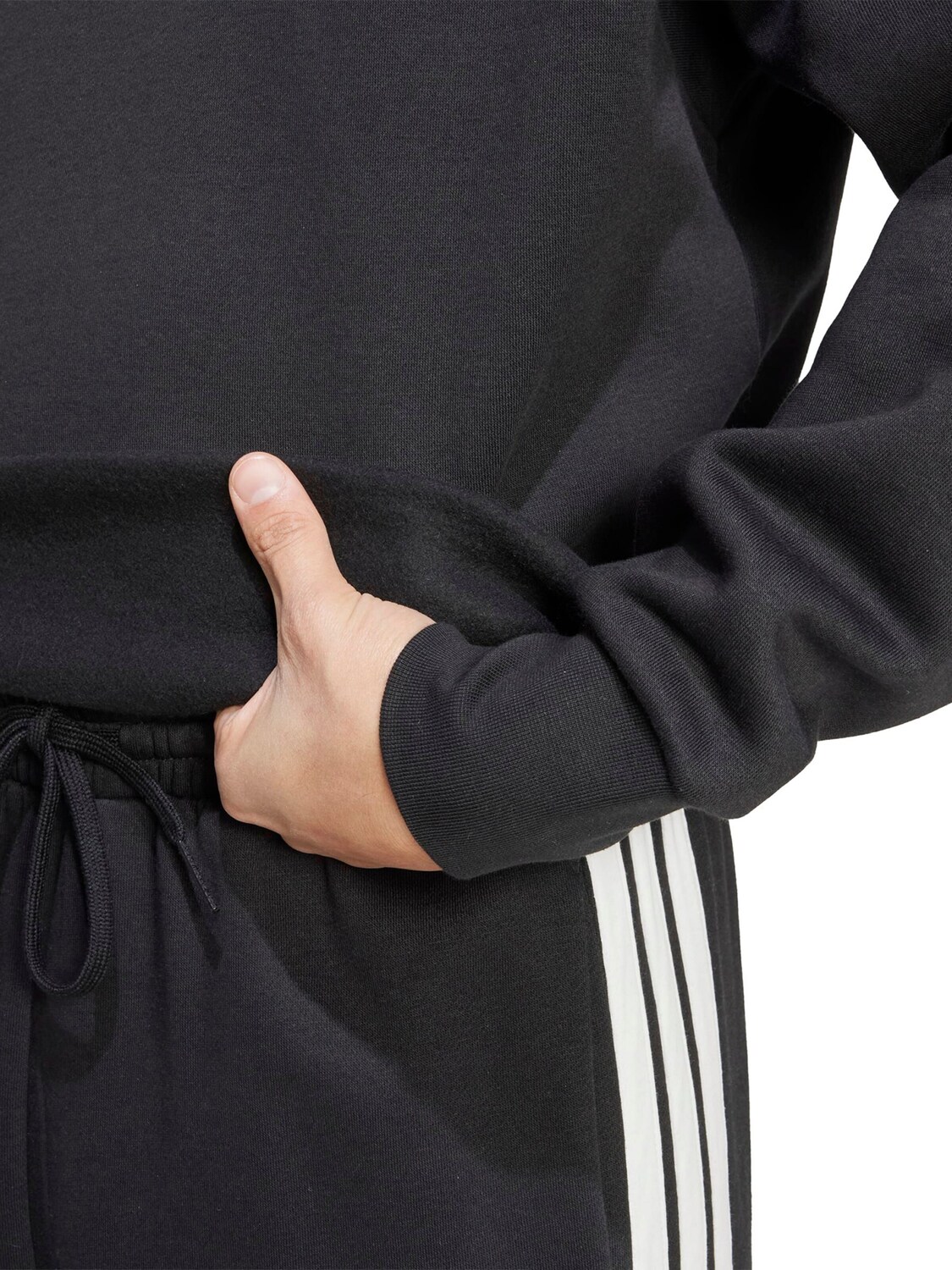 Adidas Sportswear Спортивный свитшот в черном цвете — фото 4