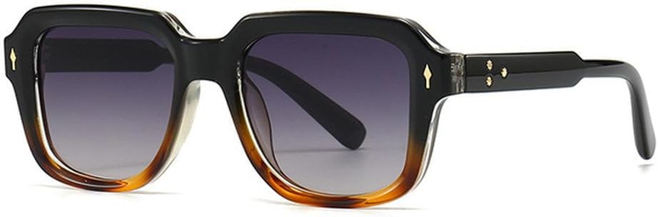 

Солнцезащитные очки Rivet 2027 для женщин, модные, с градиентным переходом цвета, большого размера, в винтажном стиле, для водителей, с защитой от УФ-излучения UV400 MTZJH, C1blackbean