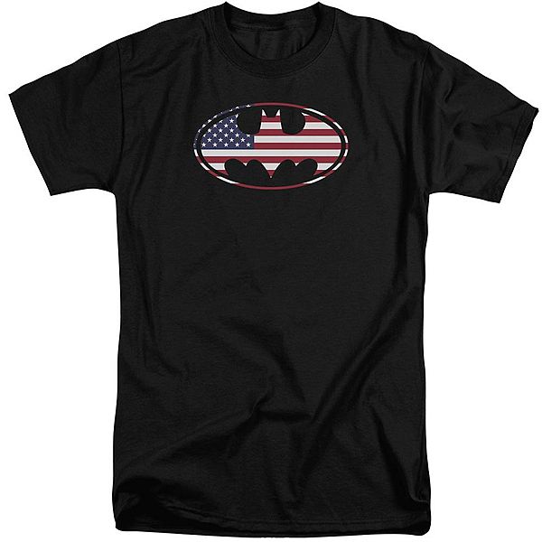 

Футболка с овальным принтом Batman american flag Licensed Character