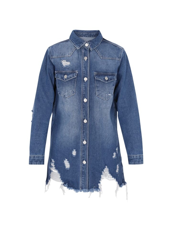 

Джинсовая куртка Swirly Jacket, цвет Blue Denim