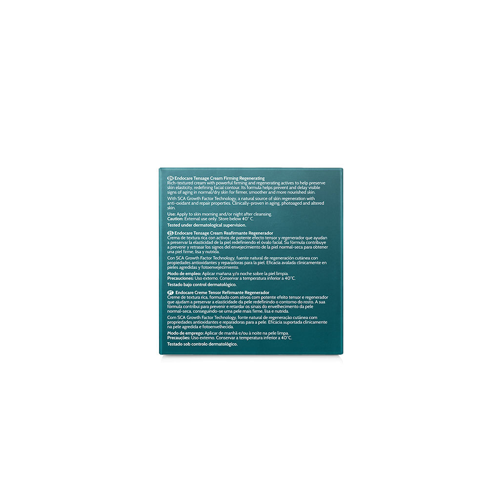 Крем для лица Endocare — Увлажняющий для ухода за лицом Tensage firming regeneration cream normal-dry skin, 30 мл — фото 4