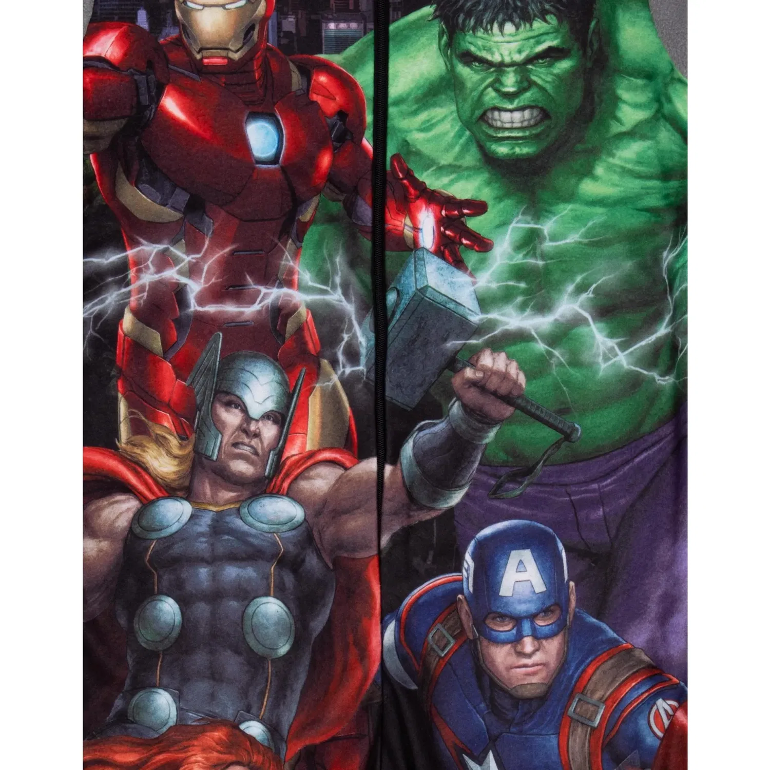 Пижама-комбинезон Marvel Avengers серый, серый — фото 3