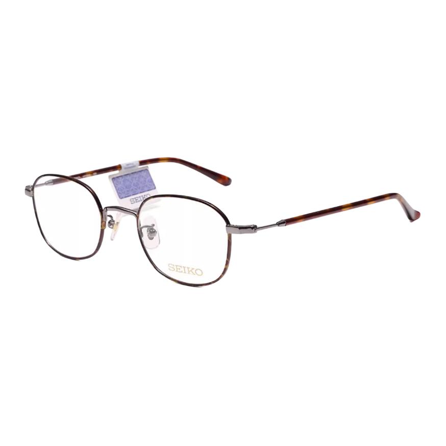 

SEIKO Титановые овальные очки унисекс средний серый, Medium Gray