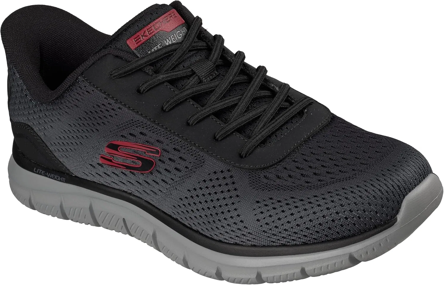 Мужские кроссовки Skechers Track Revno, Black Dark Grey — фото 4