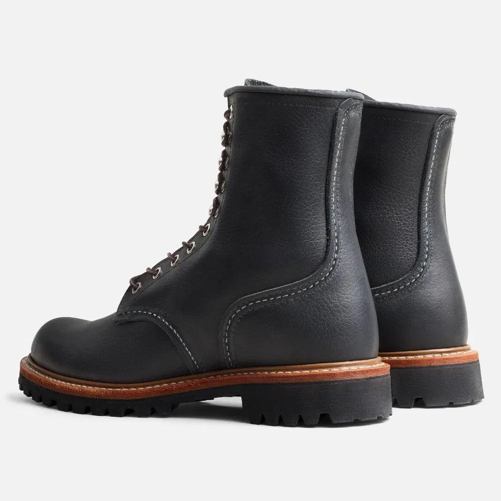 Мужские ботинки Logger 4501 из чёрной масляной кожи от Red Wing Shoes — фото 3