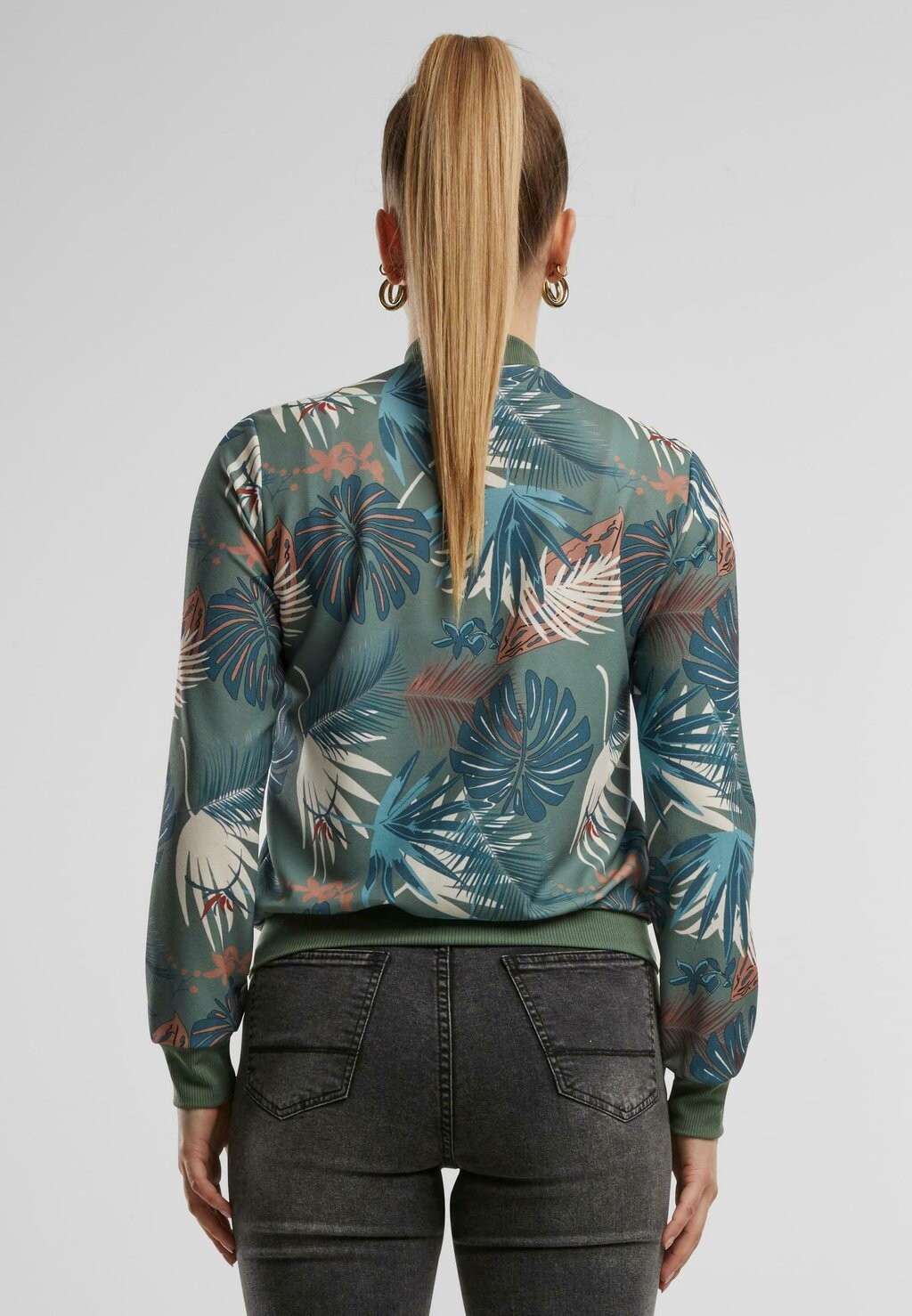 

Куртка-бомбер MIT TROPICAL PRINT Cloud 5ive, зеленый