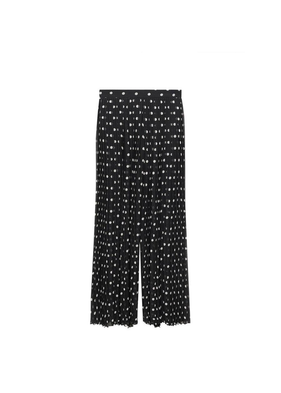 

Широкие брюки MANGO Adela, черный