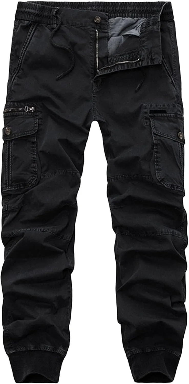 Джинсы карго мужские, Black 3