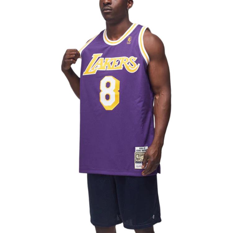 

Баскетбольная майка мужская фиолетовая Mitchell Ness