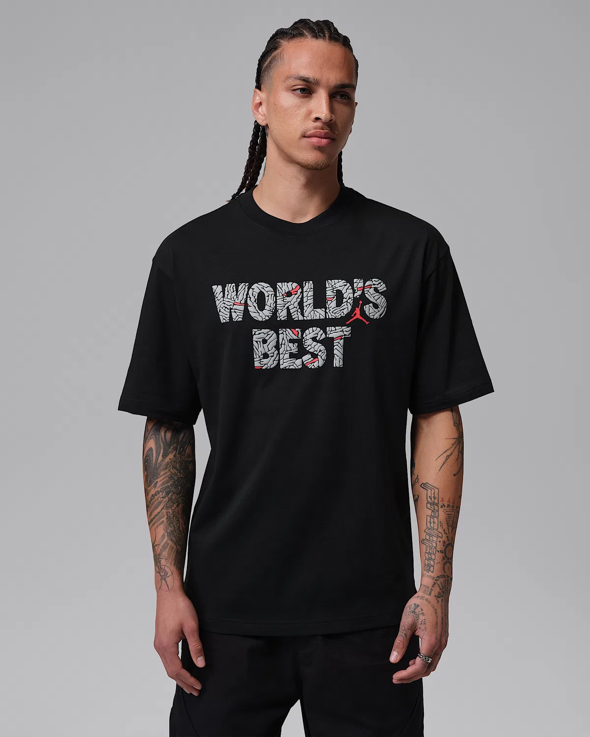 Мужская футболка Jordan Brooklyn, Black/University Red