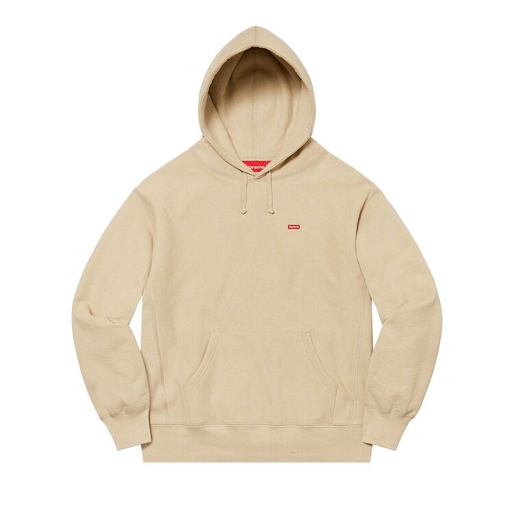 

Толстовка Supreme Small Box Hooded Sweatshirt Taupe, желто-коричневый