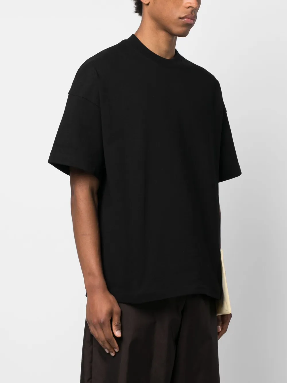 Футболка с нашивкой JIL SANDER, черный — фото 3