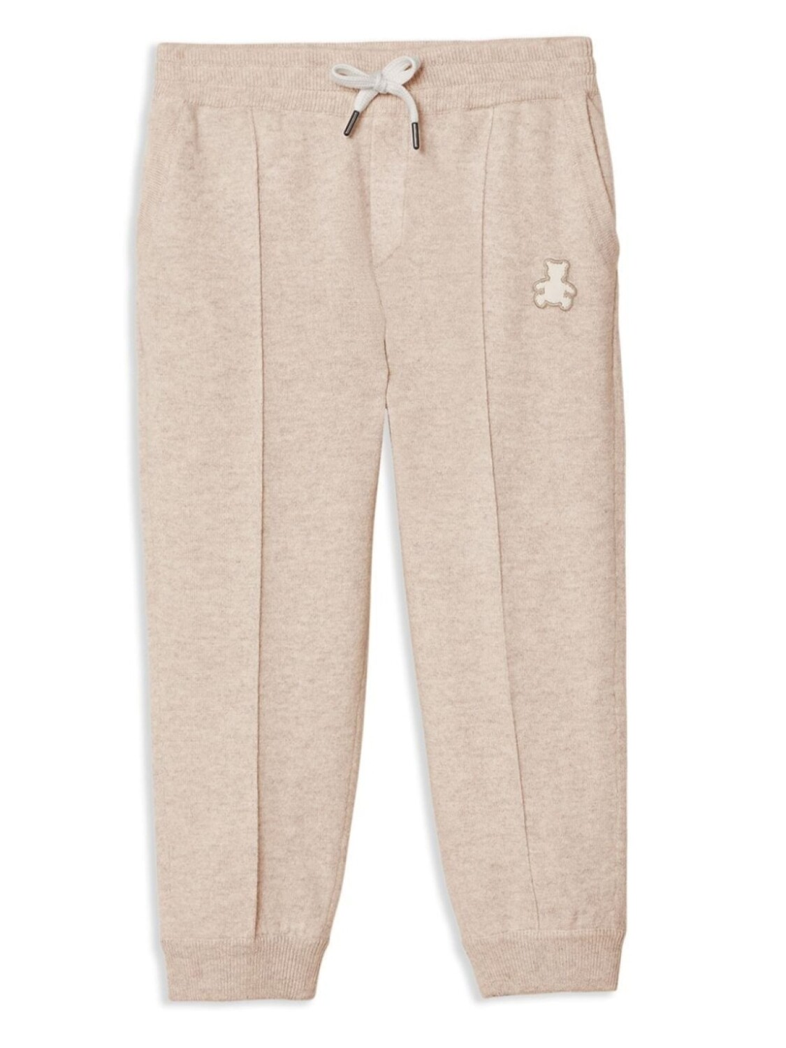 

Brunello Cucinelli Kids спортивные брюки из кашемира, нейтральный цвет