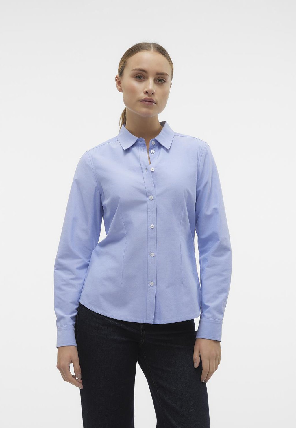 

Блузка Vminger Slim Fit Shirt Aware, цвет hydrangea