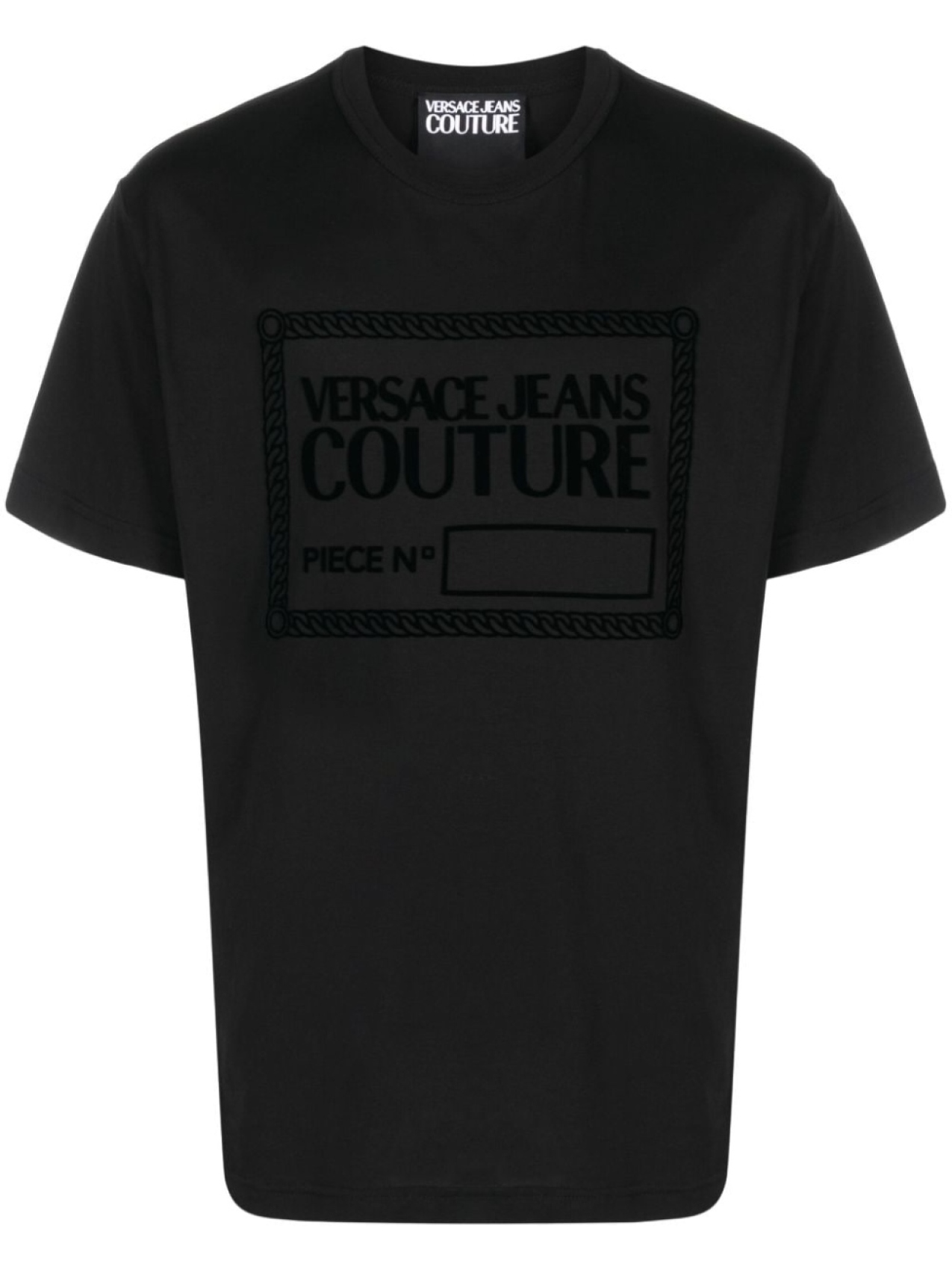 

Versace Jeans Couture футболка с фактурным логотипом, черный