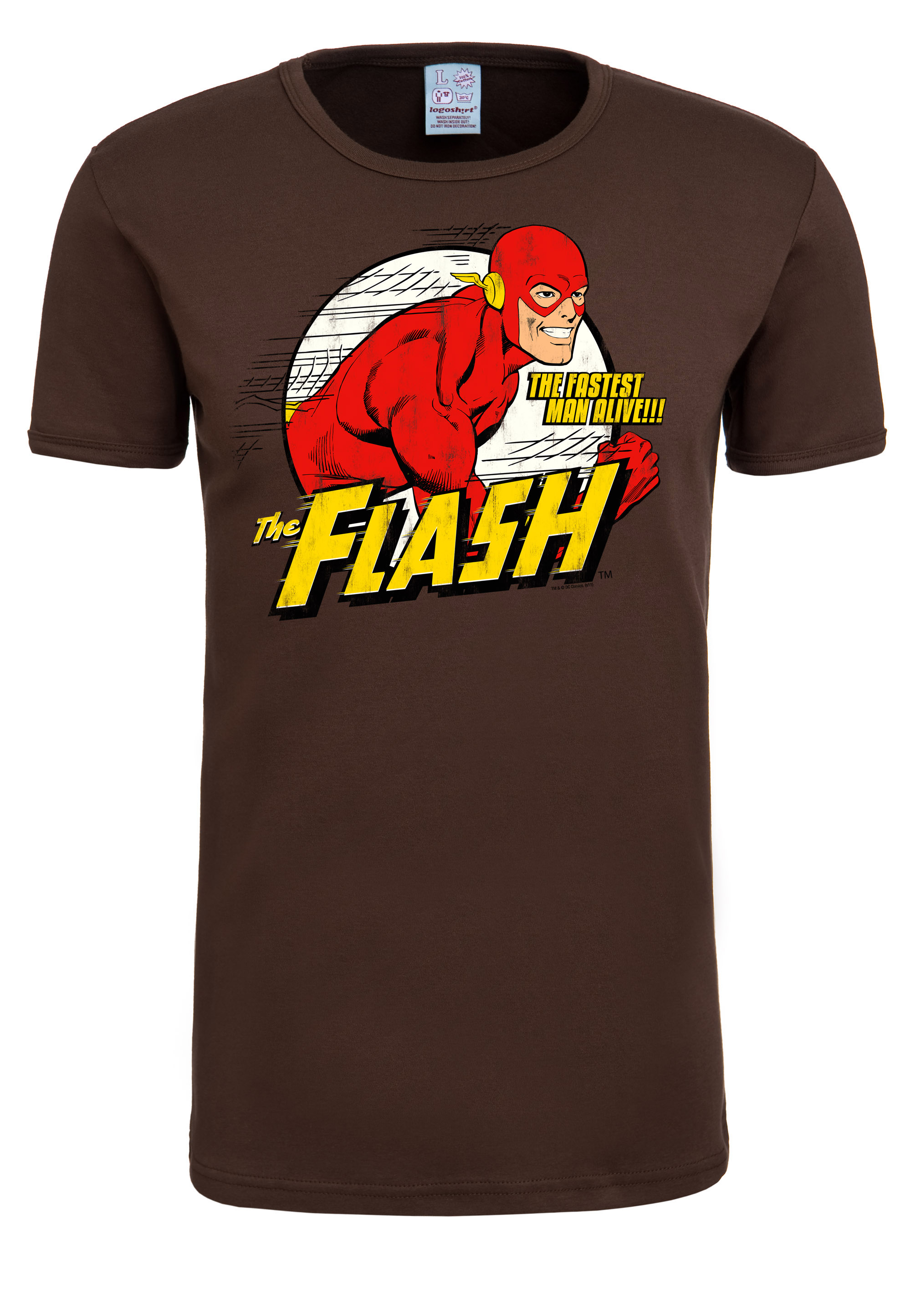 

Футболка Logoshirt The Fastest Man Alive, коричневый