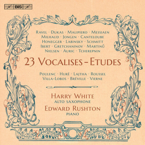 

CD диск Auric, G. / White, Harry / Rushton, Edward: 23 Vocalises-etudes