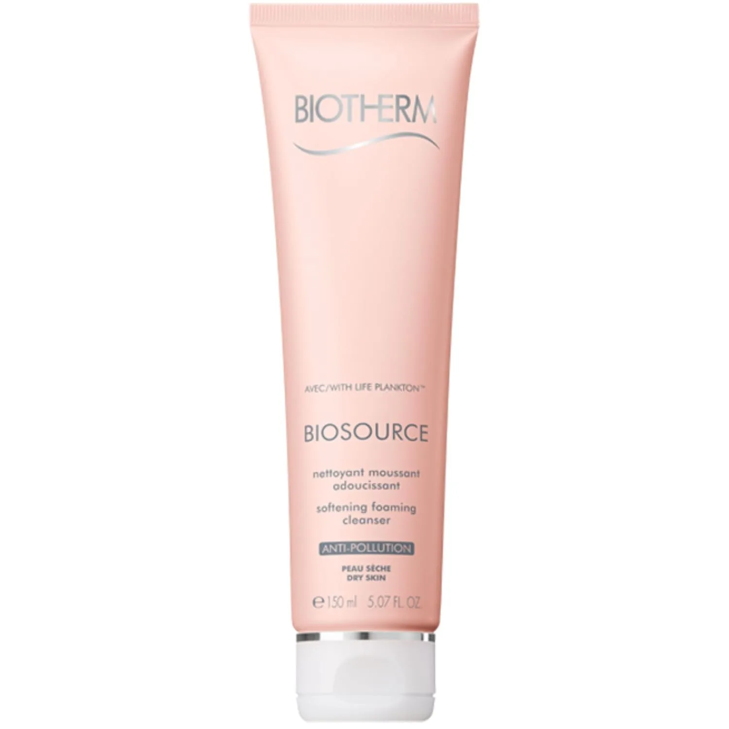 Пенка для умывания Biotherm — Biosource Softening Foaming Cleanser, и снятия макияжа для сухой кожи с Biotech Plankton, 150 мл