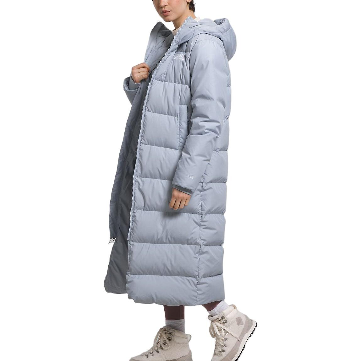 

Пуховик женский синий The North Face