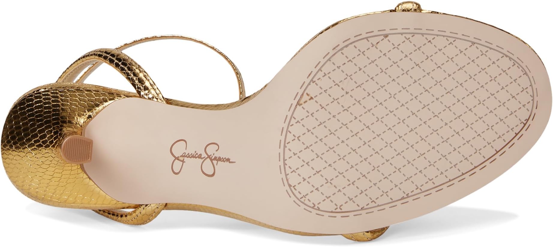 Туфли Jessica Simpson Baharia Ankle Strap Sandals, Gold — фото 3