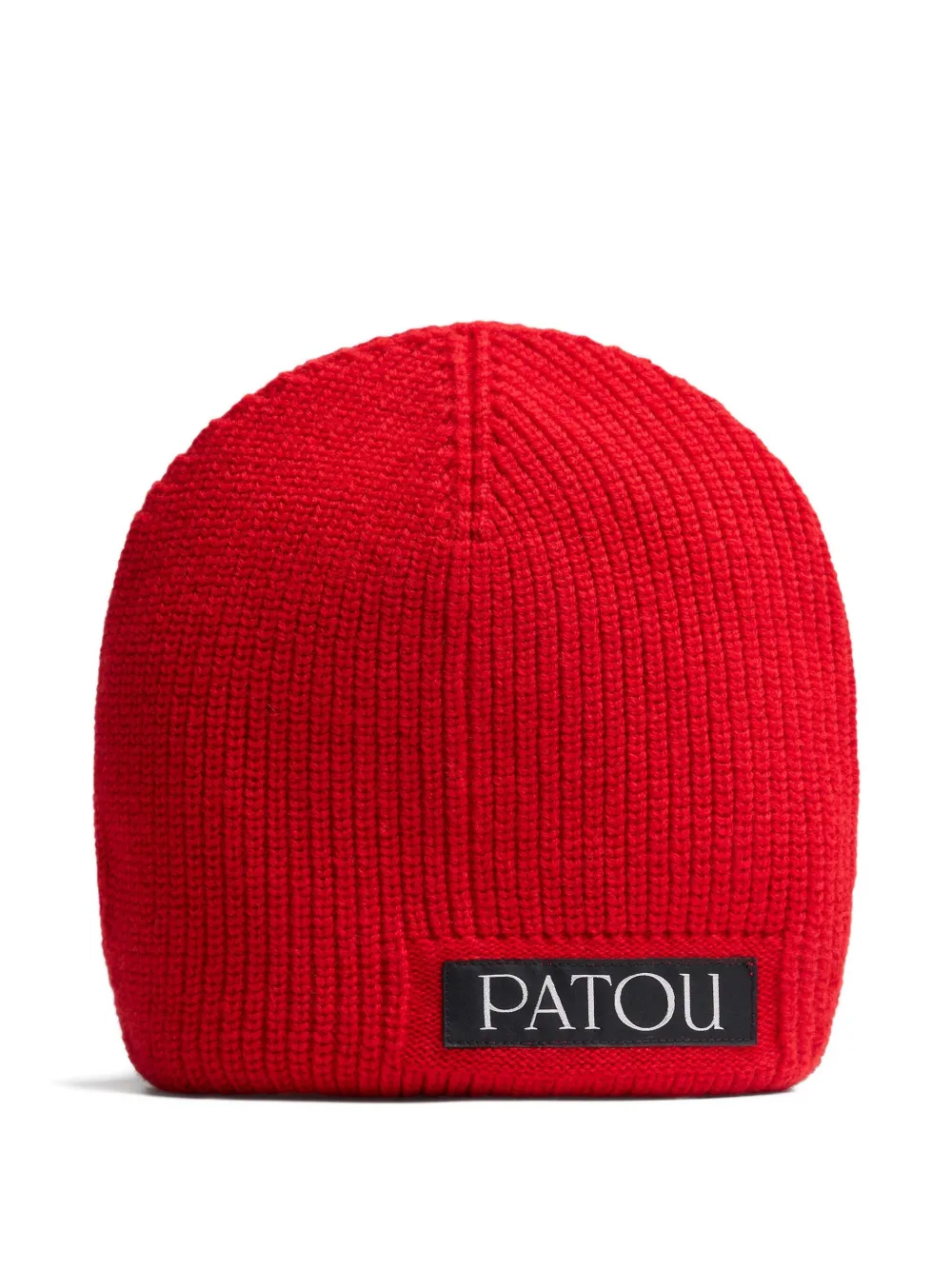 

Шерстяная шапка бини с логотипом PATOU, красный