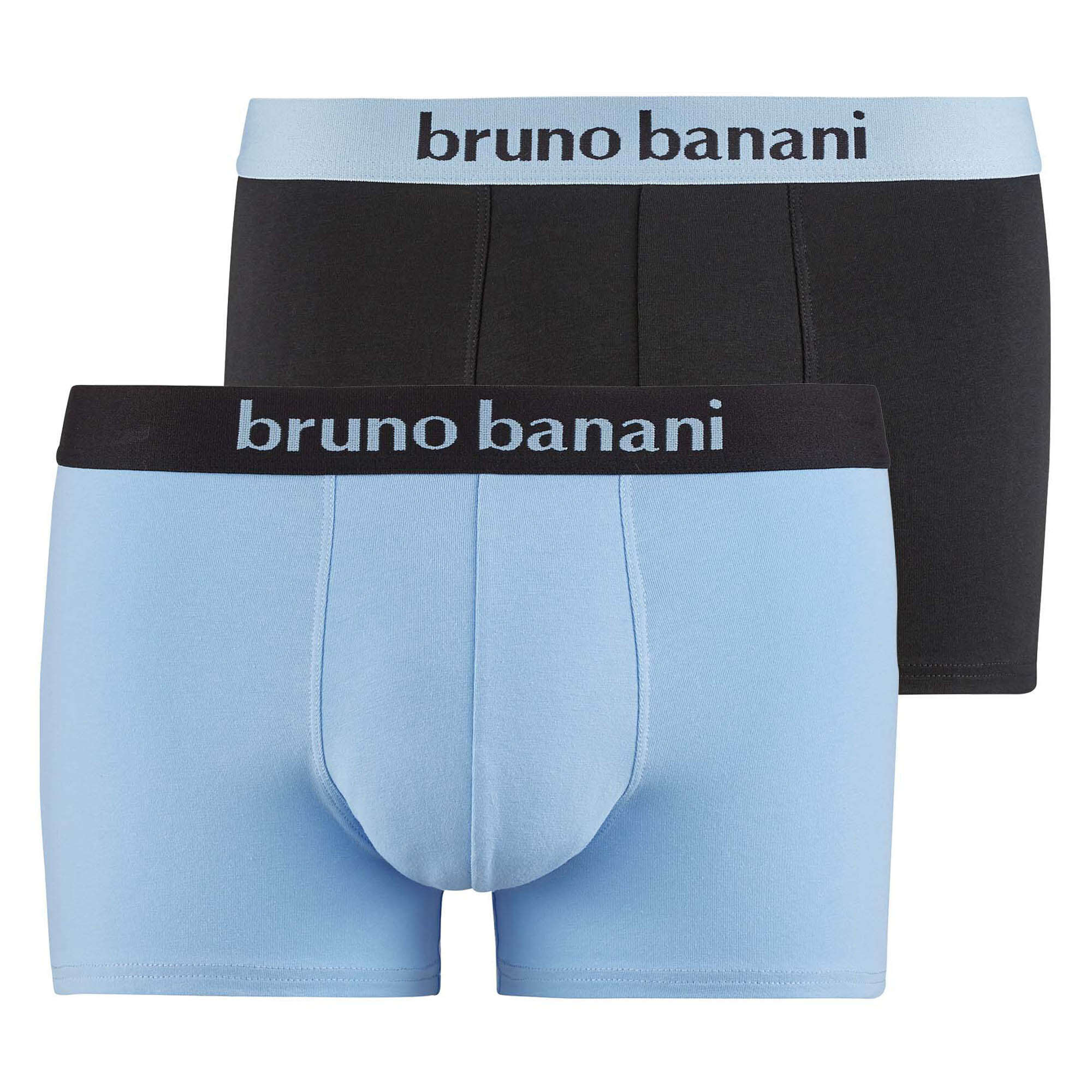 

Боксеры Bruno Banani Boxershort 2 шт, цвет Himmelblau/Schwarz