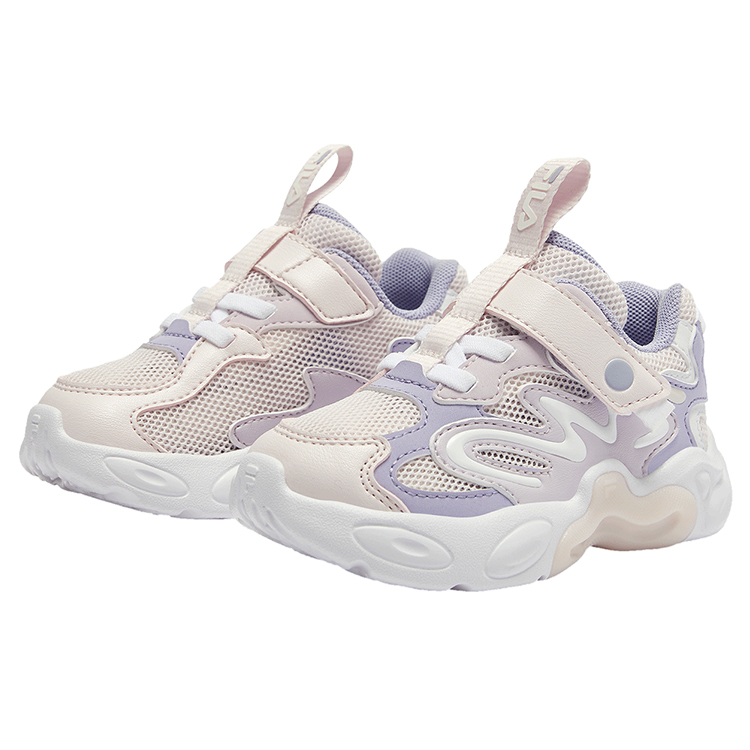 FILA KIDS Дышащие детские туфли кальцитового розового/светло-лавандового цвета для младенцев и малышей — фото 3
