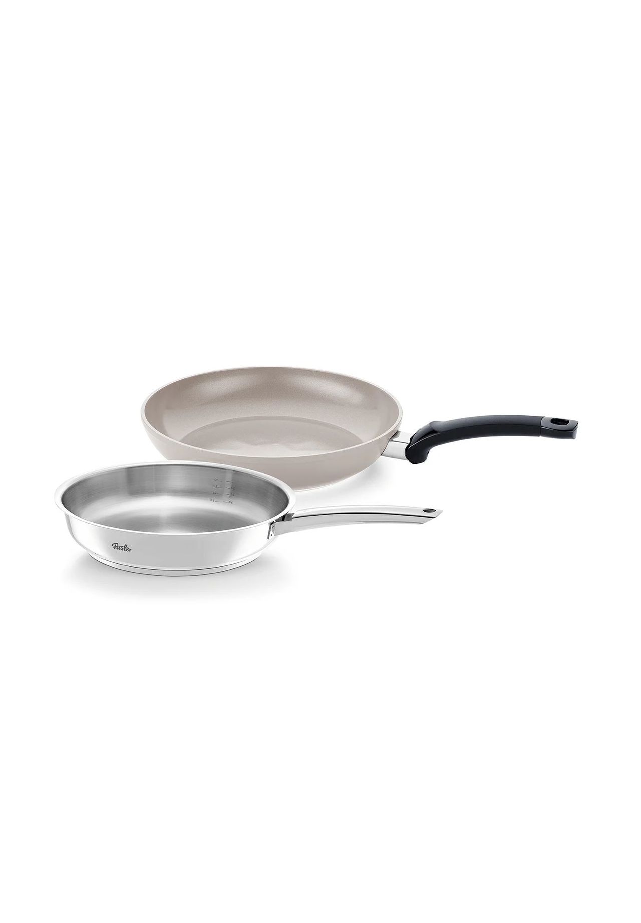 

Набор сковородок Ceratal Classic and Pure, 2 шт Fissler, серебро