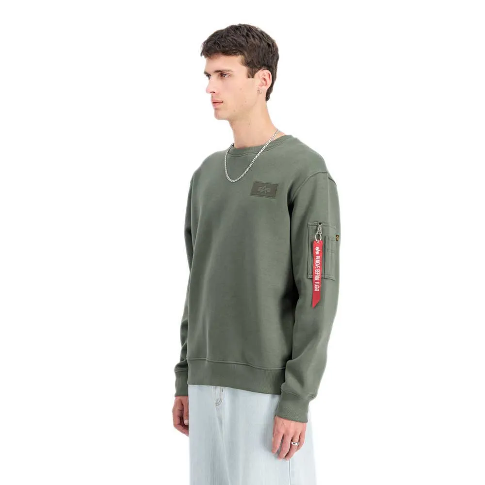 

Толстовка Alpha Industries Back Print, зеленый