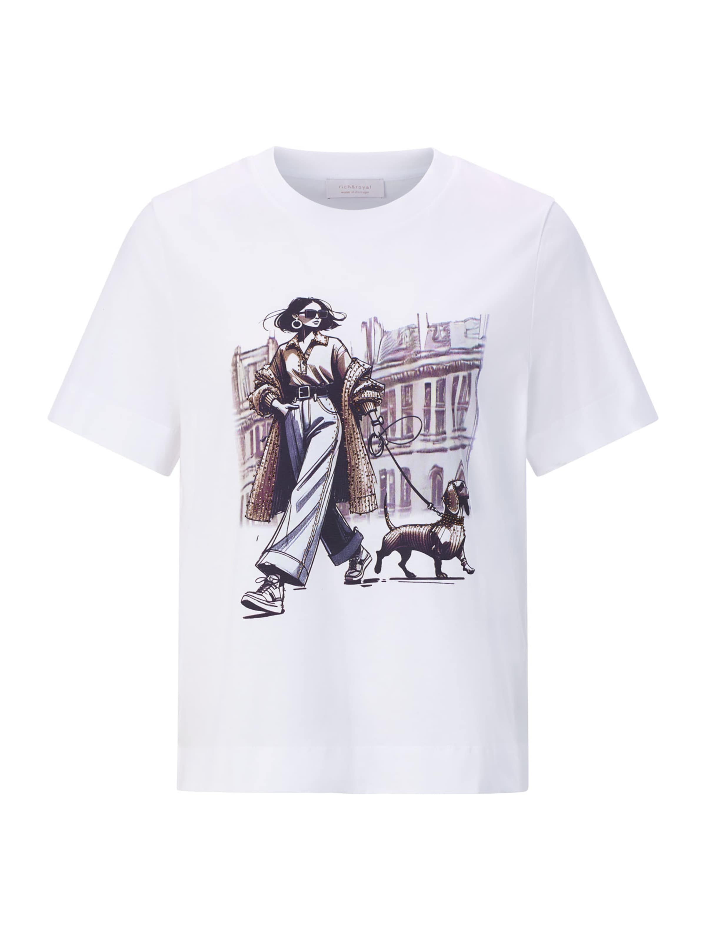 

Rich & Royal Футболка в белом цвете