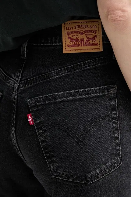 Джинсы прямого кроя RIBCAGE FULL LENGTH Levi's, черный — фото 4
