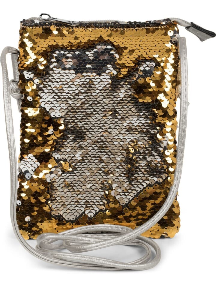 

Наплечная сумка styleBREAKER, цвет silber/gold