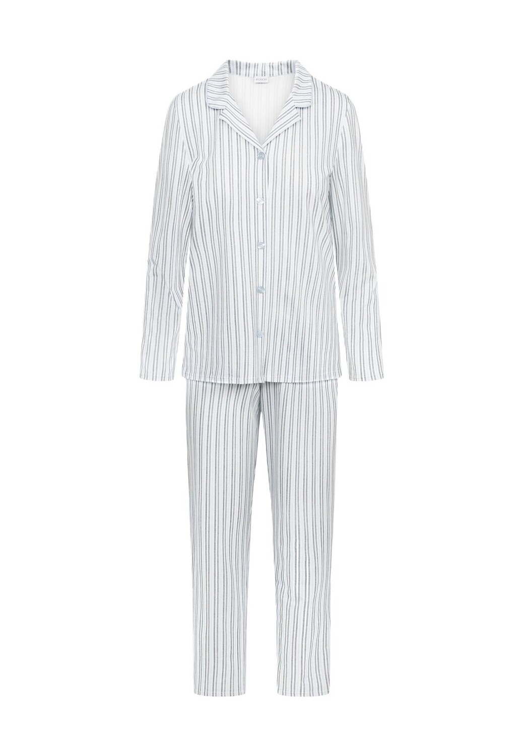

Женская хлопковая пижама в полоску с синими полосками RÖSCH, цвет 16511 Stripe Blue