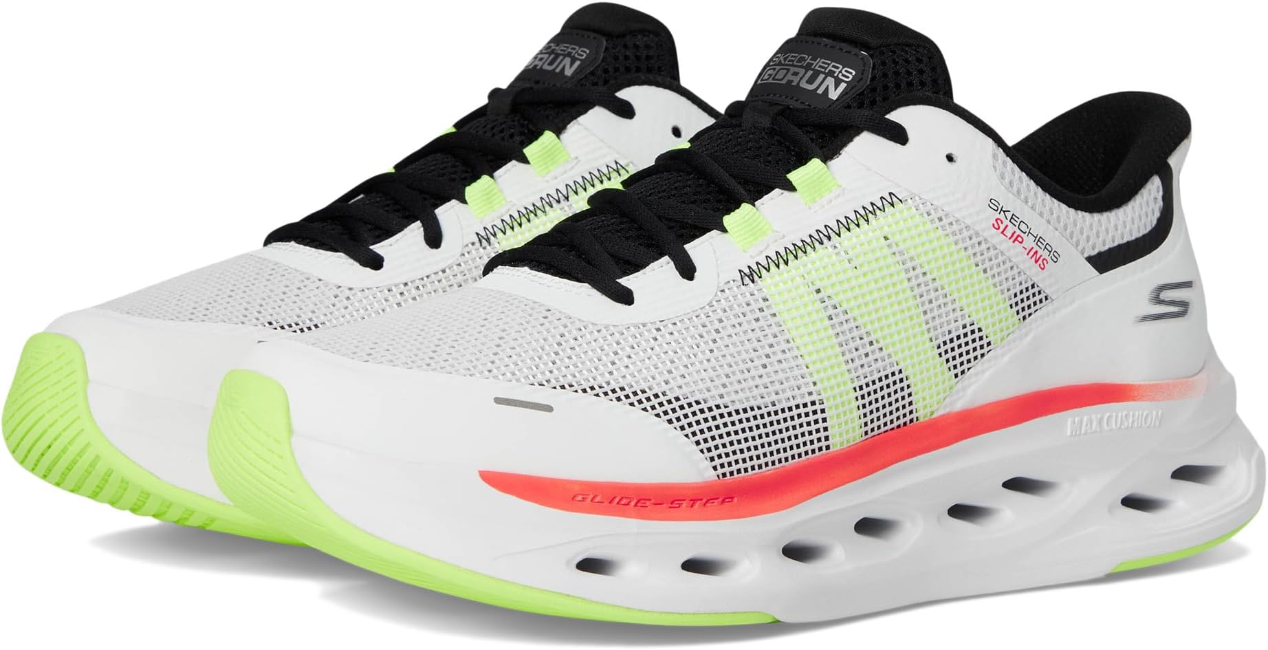 

Кроссовки SKECHERS Hands Free Slip-ins Max Cushioning Glide-Step - Advert Sneaker, White/Multi