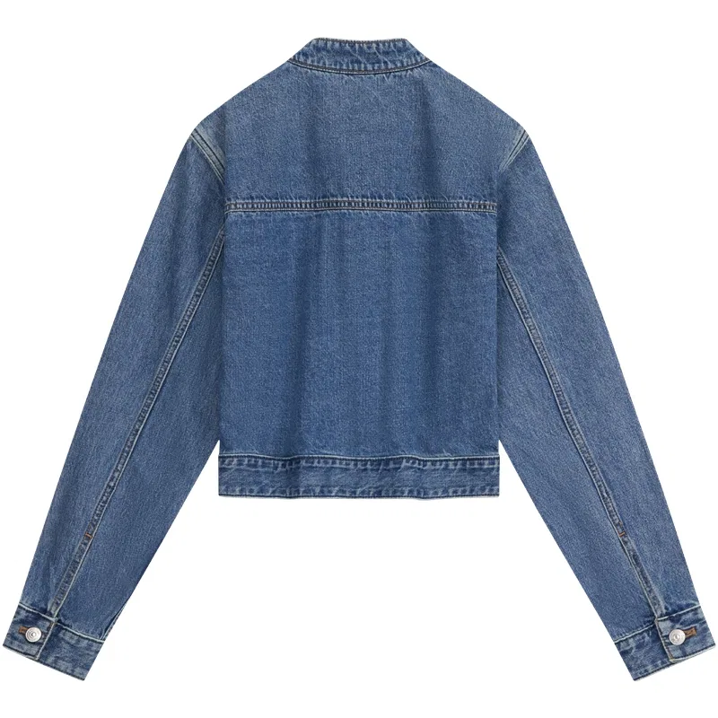 Джинсовая куртка женская Calvin Klein, YRE-Denim Blue — фото 3