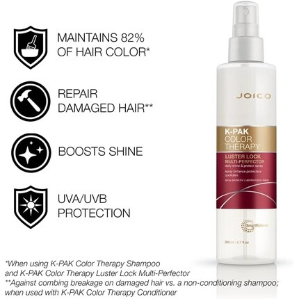 Joico K-Pak Color Therapy Lustre Lock - Спрей-перфектор для окрашенных волос — фото 3