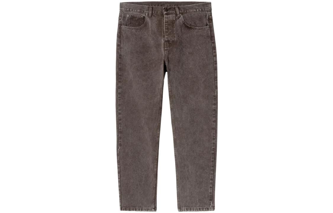 

Carhartt Wip Мужские джинсы, светло-серые, прямого кроя