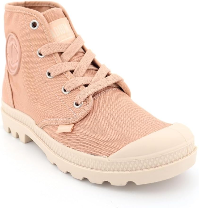 Мужские ботинки Palladium Pampa Hi Originale из канваса, розовый — фото 2