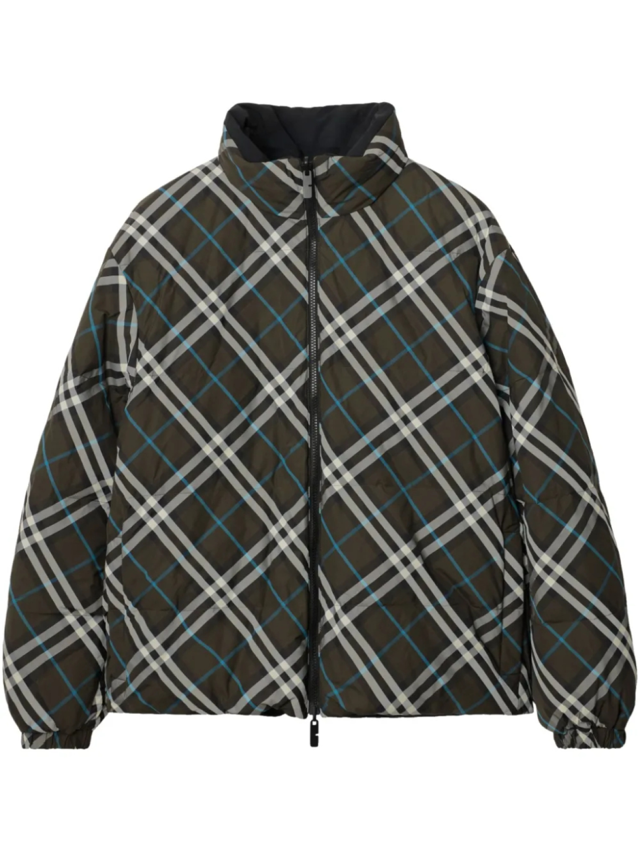 

Двусторонняя куртка в клетку Burberry, зеленый