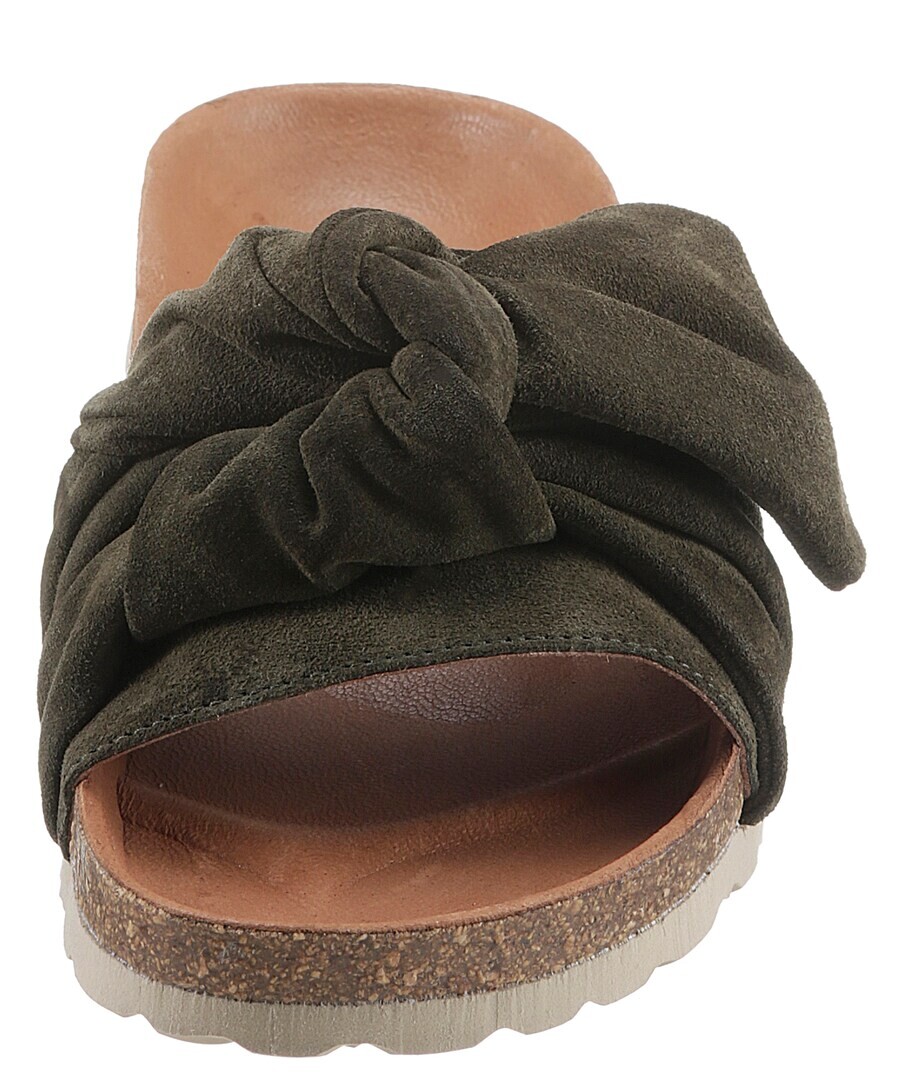 Мюли Verbenas, цвет Khaki/Dark Green — фото 3