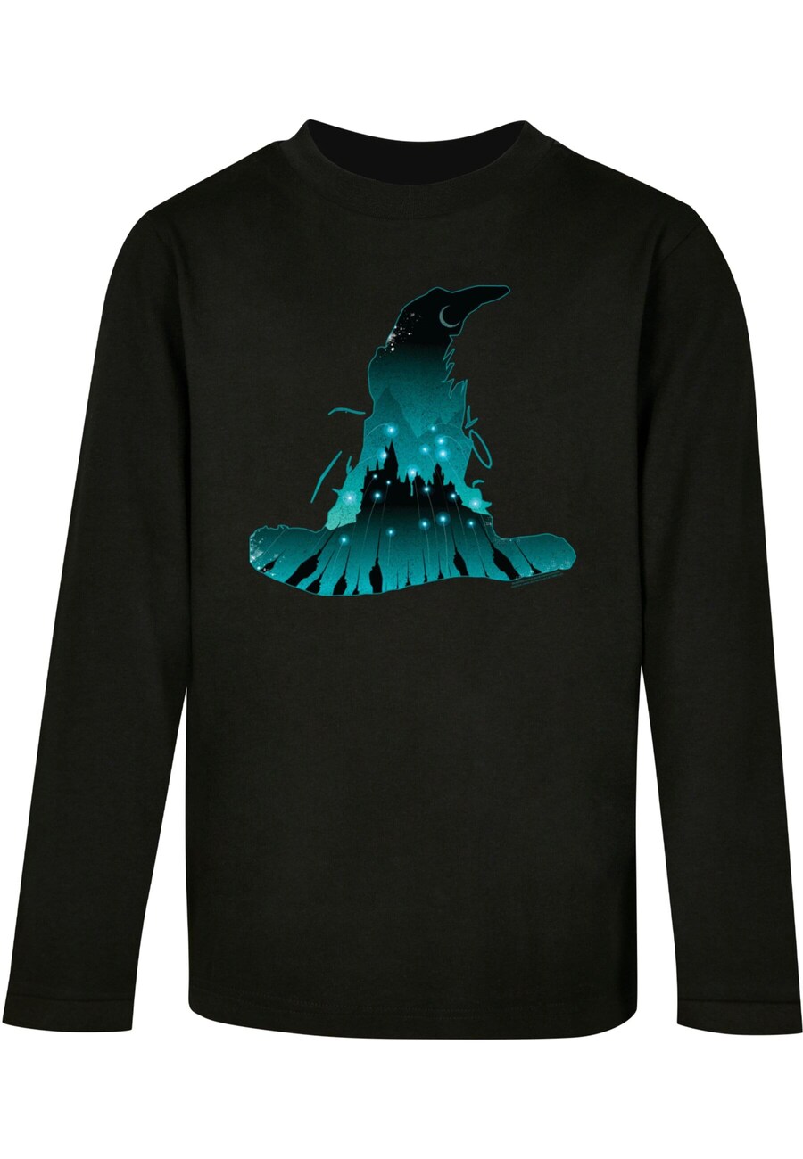 

Рубашка ABSOLUTE CULT Harry Potter - Hogwarts Silhouette, черный