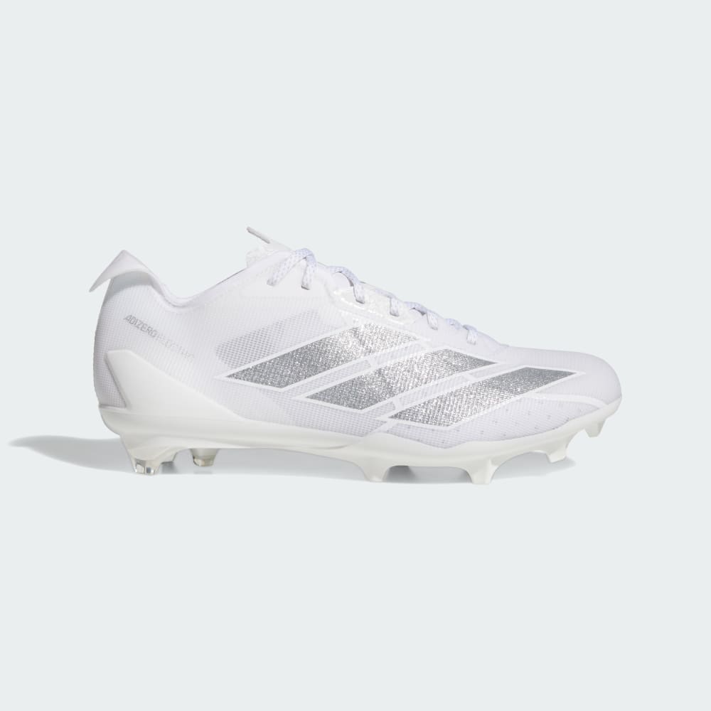 

Бутсы Adidas Adizero Electric II Football Cleats, цвет Cloud White/Silver Metallic/Cloud White