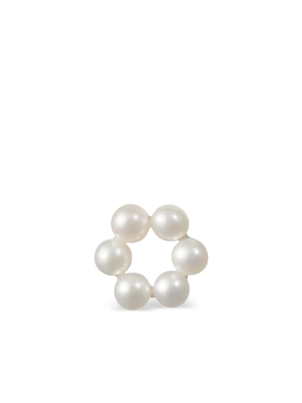 

Серьга Petite Luna из желтого золота Sophie Bille Brahe, белый
