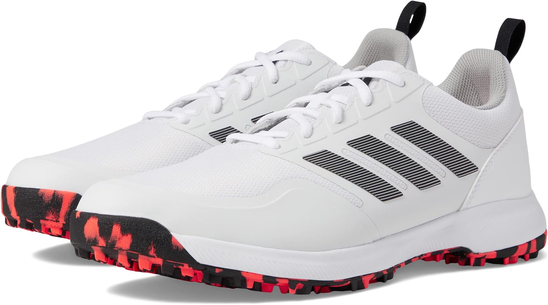 

Кроссовки Tech Response 3 Spikeless Golf Shoes adidas, цвет Footwear White/Core Black/Grey Two